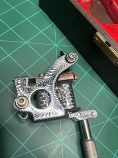 Vintage Spaulding And Rogers Deluxe Engraved Flat Side Supreme Tattoo Machine