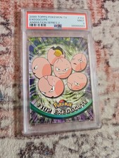 2000 TOPPS POKEMON TV ANIMATION SERIES 2 #102 EXEGGCUTE ANIMATION SERIES 2