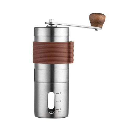 Manuelle Kaffe Mahlmühle Kaffeemühle Edelstahl Handkaffeemühle Coffee-Grinder DE - Bild 16 von 16