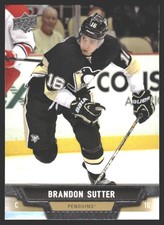Brandon Sutter #371 2013-14 Upper Deck Pittsburgh Penguins