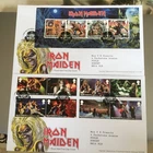 GB STAMPS MUSIC GIANTS STAMPS & SHEET FIRST DAY COVER SET 2023 IRON MAIDEN