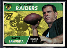 1968 Topps #194 Daryle Lamonica Oakland Raiders VG-EX/EX (corner bent)