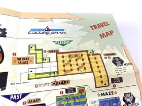 The Magic of Scheherazade Nintendo NES Travel Map Poster Insert Culture Brain