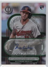 2024 Topps Tribute Tribute Auto Green 89/99 Jordan Westburg #TA-JW Auto 1d4b