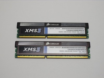 Corsair XMS3 8GB (2x4GB) PC3-12800 DDR3 Computer Memory RAM, CMX8GX3M2B1600C9