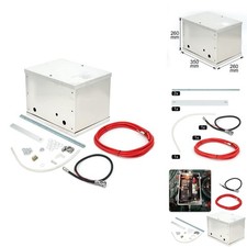 Cnraqr Complete Aluminum Battery Relocation Kit Universal Billet Race Off Road