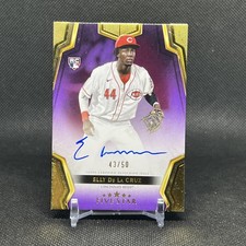 2024 Topps Five Star Elly De La Cruz Purple Auto /50 Rookie AUTO!