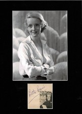 BETTE DAVIS  WHATEVER HAPPENED TO BABY JANE  AUTHENTIC SIGNED  AUTOGRAPH DISPLAY