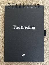 Anthropic AI Wirebound Journal Calendar Rare "The Briefing" New Never Used