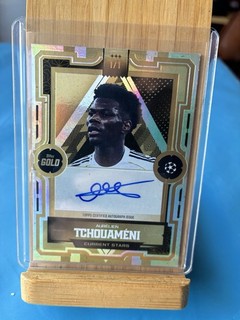 Aurélien Tchouameni Topps Gold UCC 2026 Auto One Of One 1/1 🇫🇷