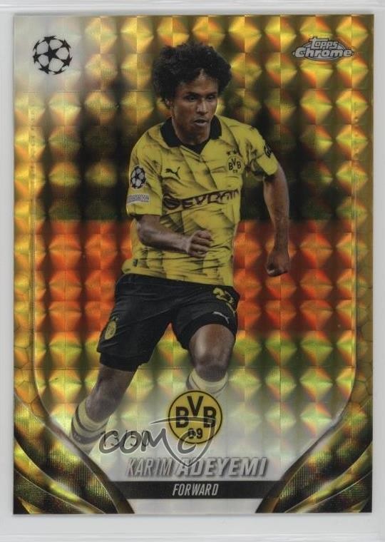 2023-24 Topps Chrome UEFA Club Competitions 13/50 Karim Adeyemi #73 0e1b
