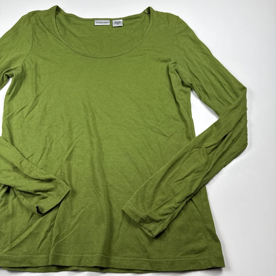 Camisa Mujer Newport News Manga Larga Mediana Verde Oliva Foto 4 de 4