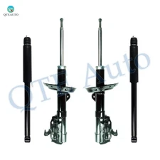 Set of 4 Front Suspension Strut-Rear Shock Absorber For 2010-2014 Honda Insight