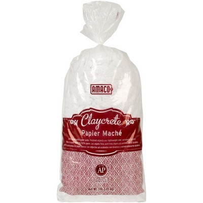 Amaco Claycrete Paper-Mache 1lb-White