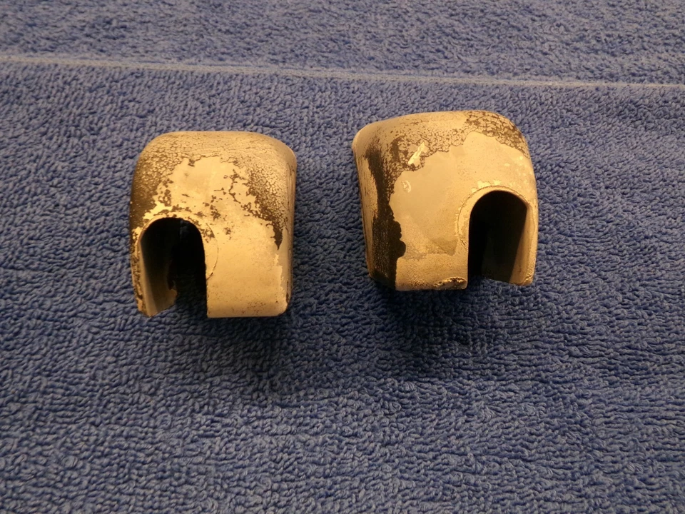 1973 - 1977 Chevy El Camino GMC Sprint Tail Gate Tailgate Hinge Covers Trim 73 Foto 2 de 4