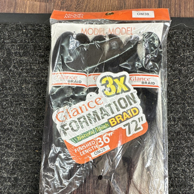 Model Model 3X Natural Touch Synthetic Braid Hair Extension 36'' OM30