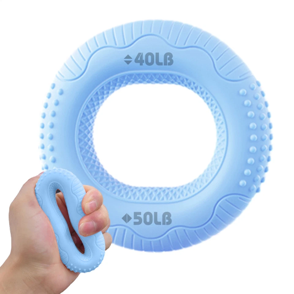 Hand Gripping Ring Finger Forearm Trainer Carpal Expander Muscle Workout Gym  - Image 2 of 4