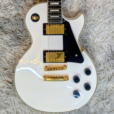 Used Epiphone Les Paul Custom Alpine White Electric Guitar