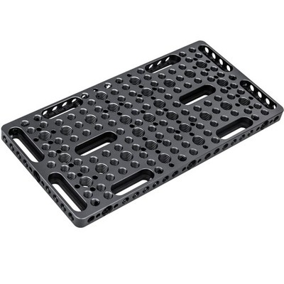 Multi-Functional Camera Cheese Plate with 1/4'' 3/8'' Threads,Extra Large Chees