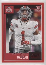 2020 Score Rookies Red Jeff Okudah #333 0d2