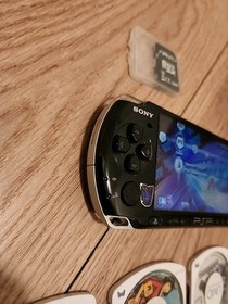 Sony PlayStation Portable PSP 3001 Black + GTA Vice City / China Town Games ...