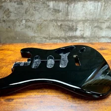 Warmtone Custom Guitars Strat Style Guitar Body “Mirror Black” SEE DESCRIPTION