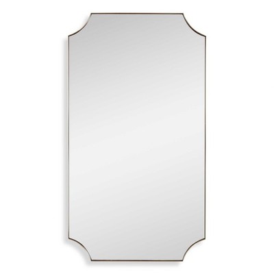 Lennox - 40.13 Inch Scalloped Corner Mirror Uttermost 09727