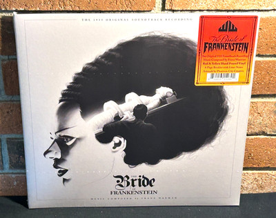 BRIDE OF FRANKENSTEIN - Soundtrack, Ltd HSND POUR COLOR VINYL LP + Booklet New!