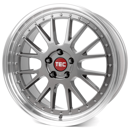 18 Zoll T1 Stufentiefbett Alufelgen 8x18 4x100 ET35 platingrau für Fiat und Opel - Bild 2 von 8