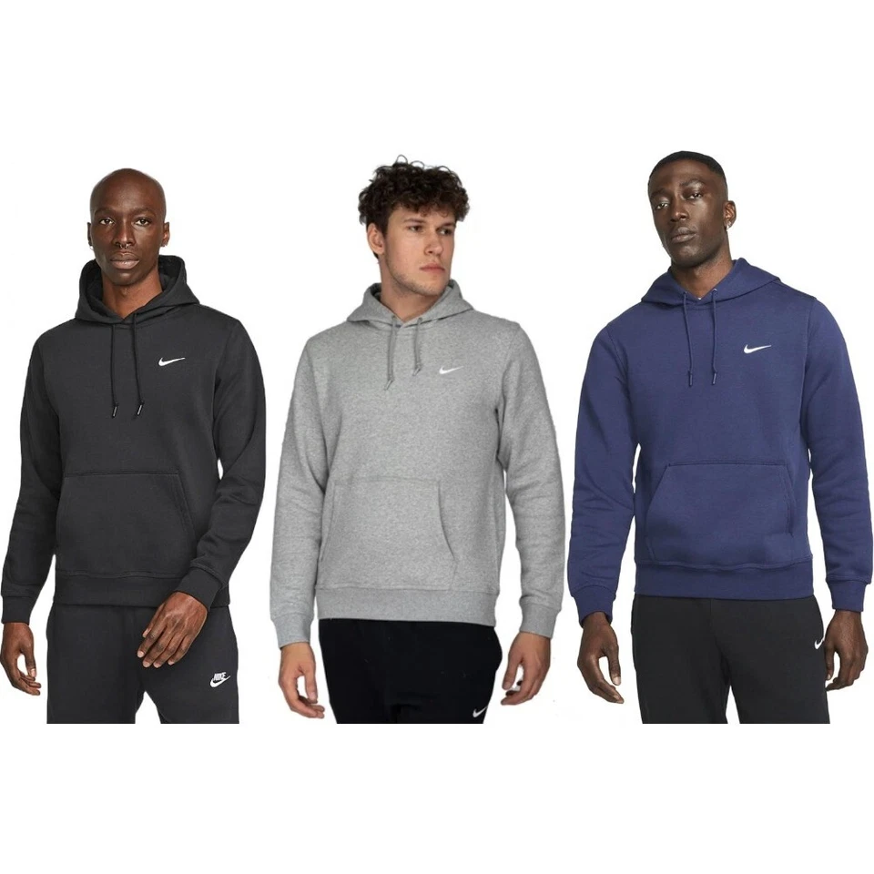 Nike Men's Hoodie NSW Sportswear Swoosh Logo Long Sleeve Hooded Sweatshirt