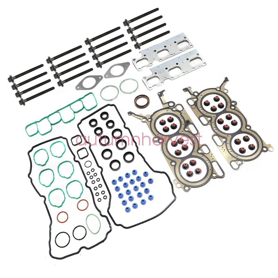New Head Gasket Set Head Bolts For 11-19 Ford Edge Explorer Flex Taurus 3.5L V6 - Image 3 of 4