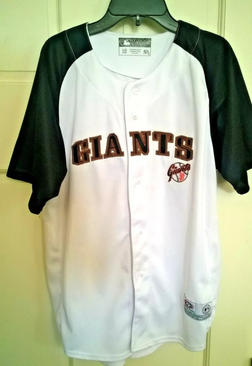 San Francisco Giants White and Black Jersey Youth Large