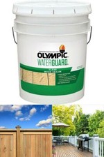 NEW 5 gal. Clear Wood Sealer UV Protectiom Waterproof for Deck Outdoor Projects