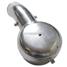 CXRacing 3" Inlet Small Block Aluminum Carburetor Intake Hat for GM SBC Engine 