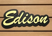 Kids Personalised Layered Door Sign / Wall Plaque / Toy Box Name Plate