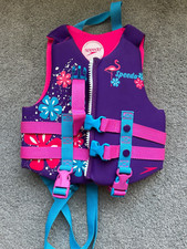Speedo Child PFD Life Jacket Vest - Purple and Pink 30-50 lbs