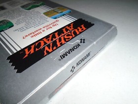 Rush 'n Attack 5-Screw, Hang-Tab, Konami ☆☆ Autentico CIB Completo Nintendo NES