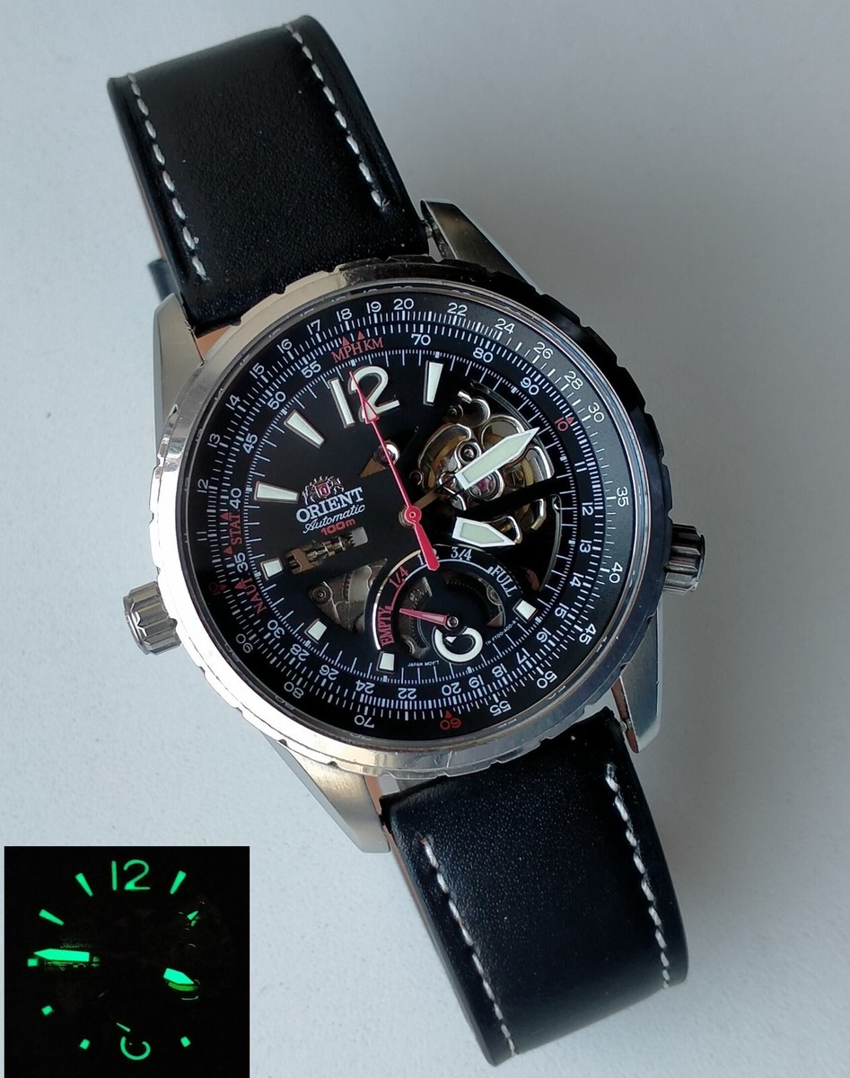 オリエント ORIENT AUTOMATIC AC00-C0-B AC0000AB | ORIENT: Mechanical Classic Watch, Leather Strap