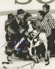 Vancouver Canucks Doug Lidster Signed Autographed 8x10 NHL Photo COA B