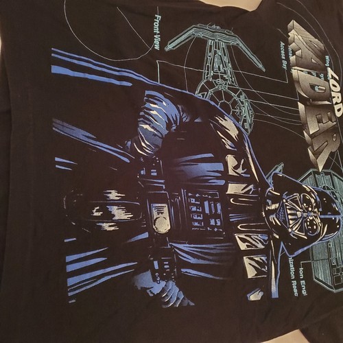 Vintage 1996 Star Wars Darth Lord Vader All Over Print Graphic T Shirt L Large - Picture 9 of 24
