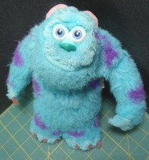 Vintage Hasbro Disney Pixar 2001 Monsters Inc Posable Sully Plush 9" Toy Lovey
