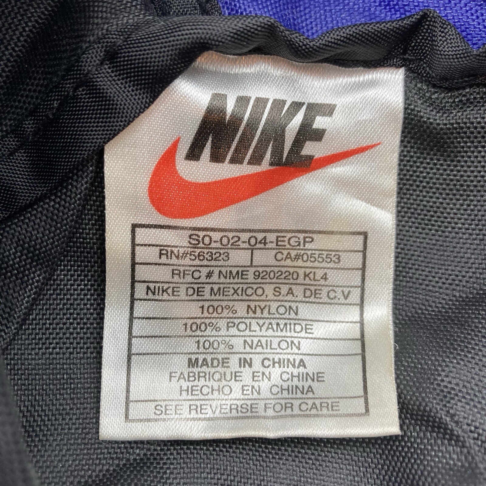 Nike Collapsible Folding packable Backpack Knapsa… - image 6