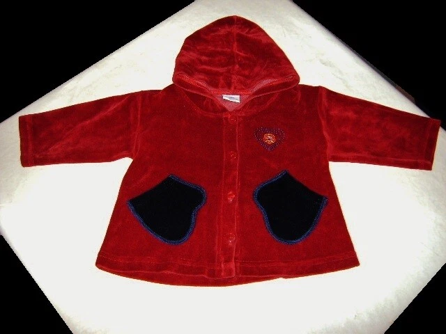 BRANDILI Baby Hausanzug Gr 74 Samt Jacke Hose 9 monat - Bild 2 von 4