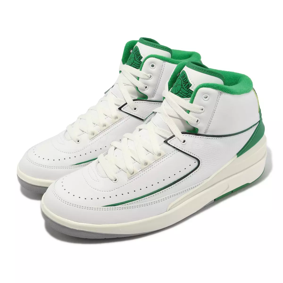 Nike Air Jordan 2 Retro Lucky Green White Men AJ2 Casual Lifestyle