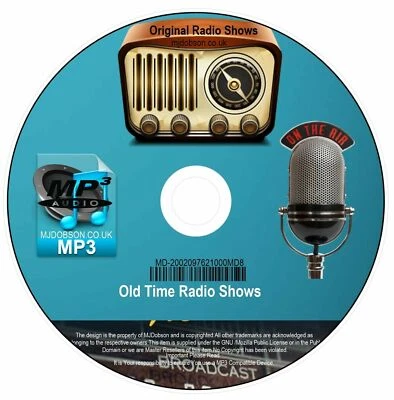 Classic Crime & Mystery Radio Shows MP3 CD | Detective Audio Collection