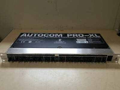 BEHRINGER PROCESSOR, AUTOCOM PRO-XL MDX1600