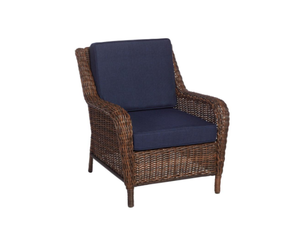 wicker hampton cambridge lounge patio chair standard bay brown outdoor