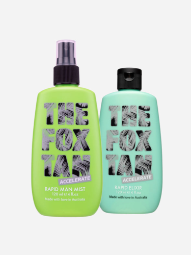 The Fox Tan Australian Komplettpackung Rapid Man Limettennebel und Elixier Marke 120 ml - Bild 1 von 4