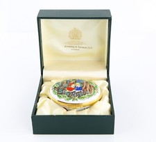 TOYE, KENNING & SPENCER 'HANSEL AND GRETEL' ENAMEL TRINKET PILL BOX, BOXED