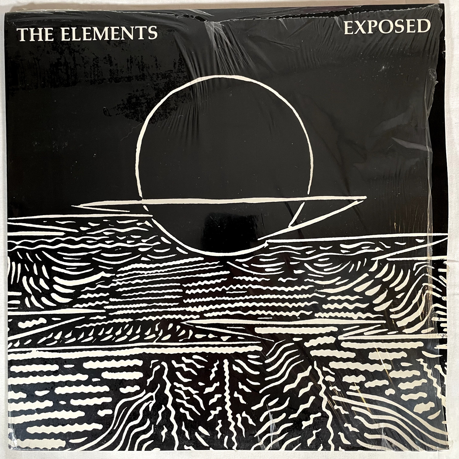 THE ELEMENTS Exposed Vinyl LP in SHRINK 1987 Indie New Wave VG+
